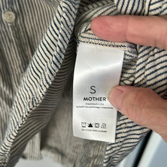 Mother Denim Foxy Boxy shirt Size S - Picture 7 of 10